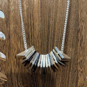 3/$18 Triangle Metal Necklace. It’s a little on the heavy side - New - Lot 679